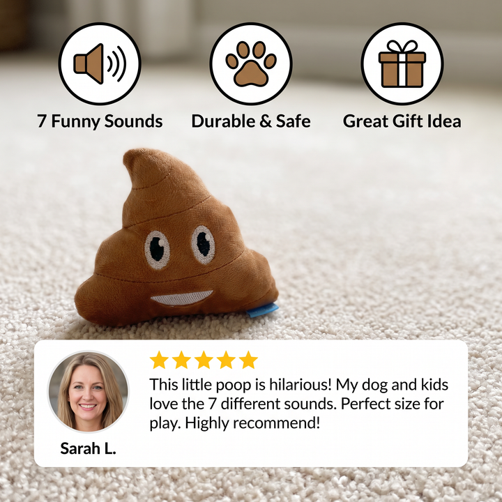 Farting Plush Dog Toy with 7 Funny Sounds