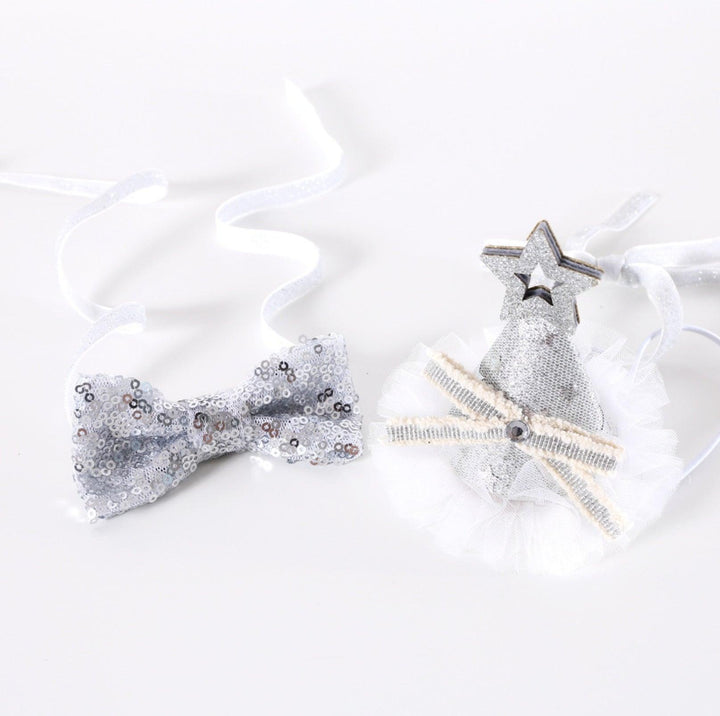Glitter Birthday Accessory Set for Pets - Hat &amp; Collar