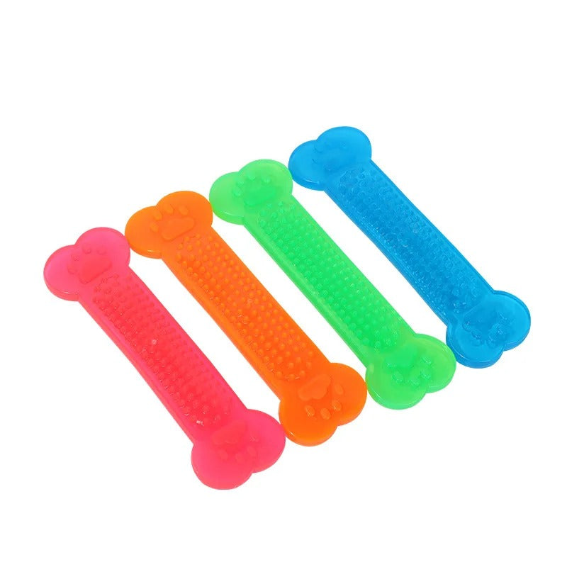 Rubber Bone Toy for Aggressive Chewers