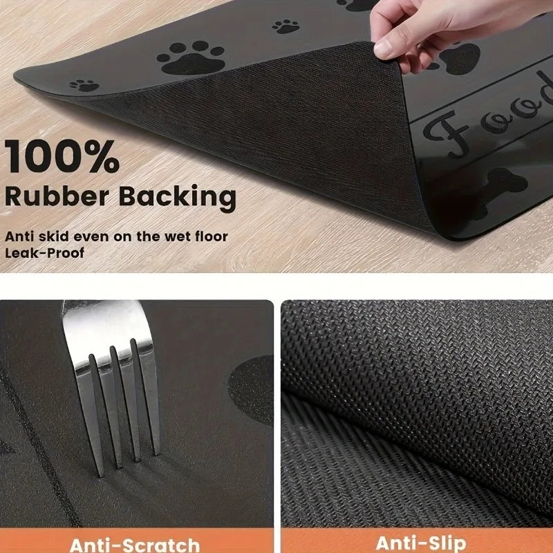 Pet Placemat No Stain Quick Drying Absorbent
