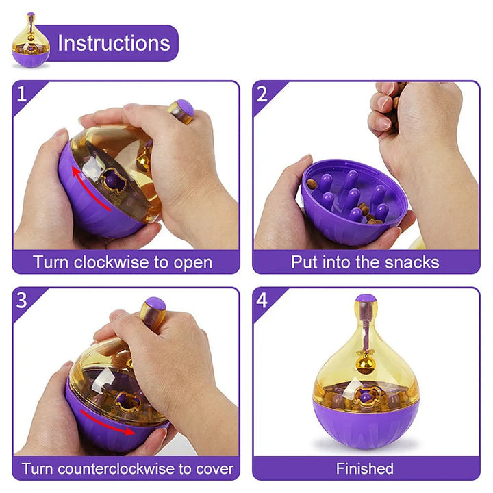 Pet Cat Fun Bowl Feeding Toy