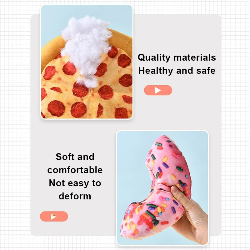 Dog Toy Doughnut Pizza Shape