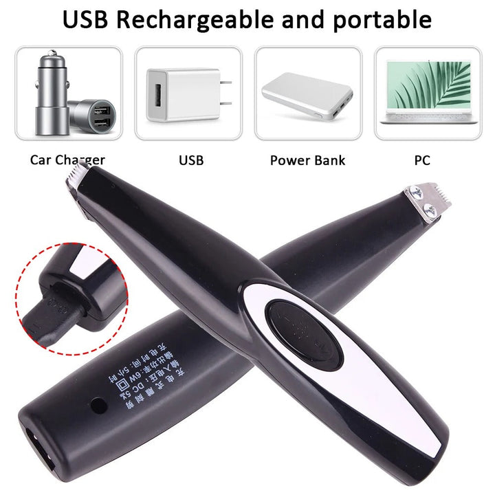 New USB Rechargeable Pet Hair Trimmer
