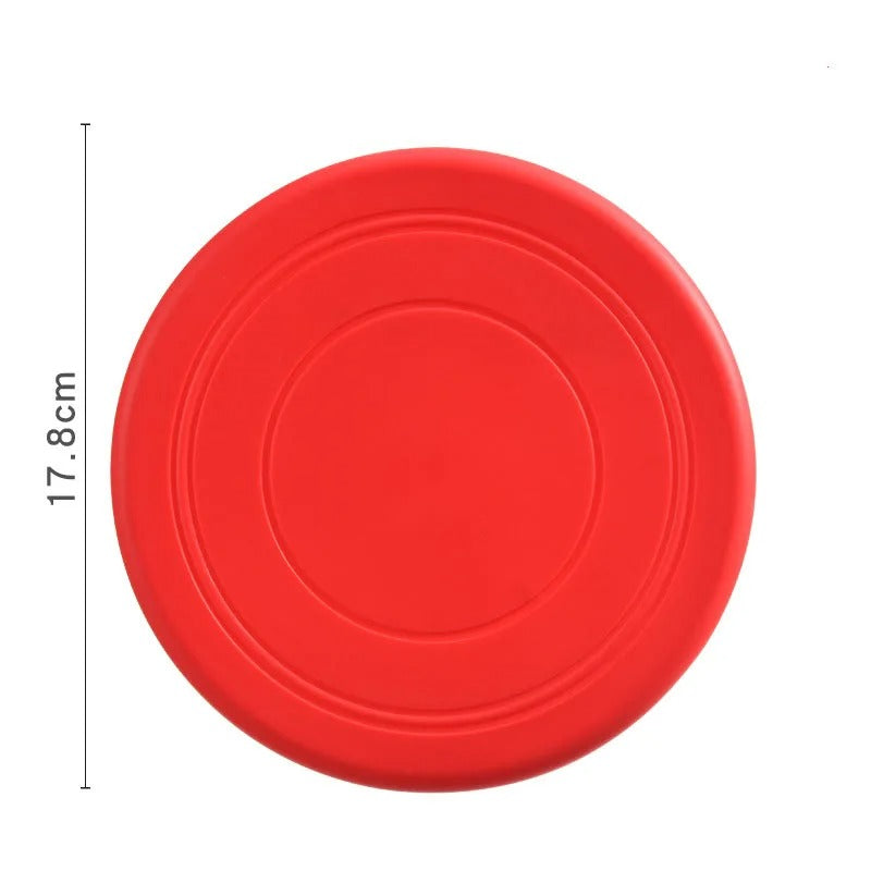 7 Colors Silicone Flying Disc Fun Dog