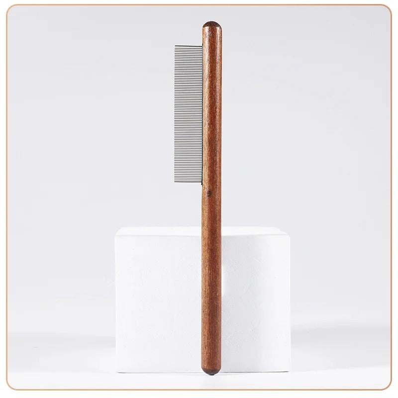 Premium Cat Comb: Stainless Steel Grooming for a Healthy Coat