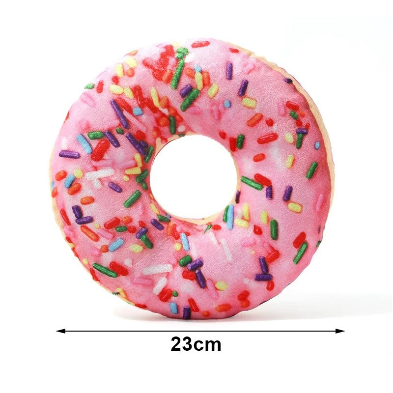Dog Toy Doughnut Pizza Shape