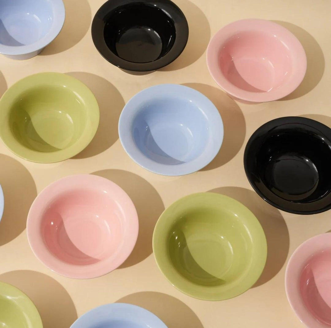 MAKESURE Jingle 2-in-1 Ceramic Pet Bowl Set for Food &amp; Water Cat Bowls