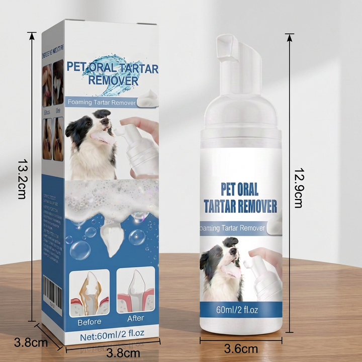Dog Dental Cleaning Foam – Brighter Teeth &amp; Fresh Breath