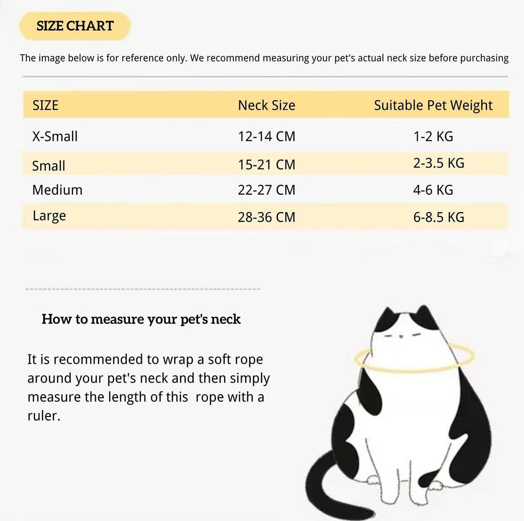 Meoof Sunflower E-Collar - Lightweight &amp; Stylish for Cats &amp; Dogs