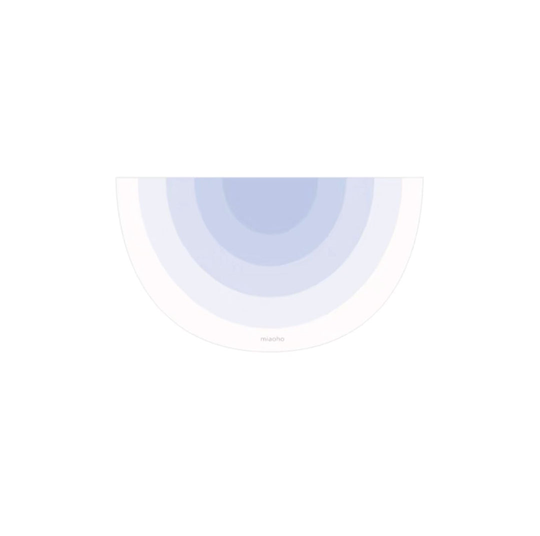 Miaoho Waterproof Semi-Circular Rainbow-Styled Pet Food Mat
