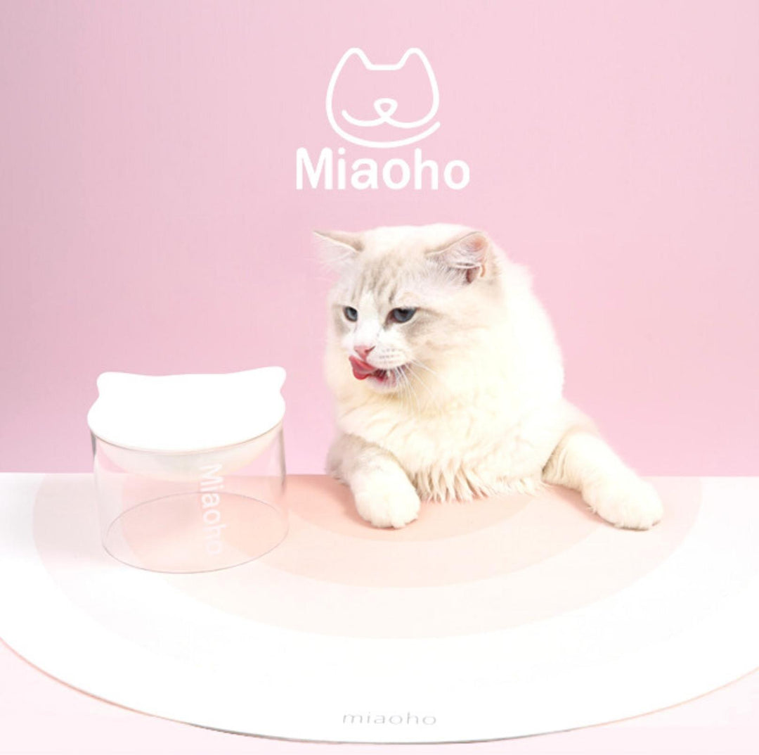 Miaoho Waterproof Semi-Circular Rainbow-Styled Pet Food Mat