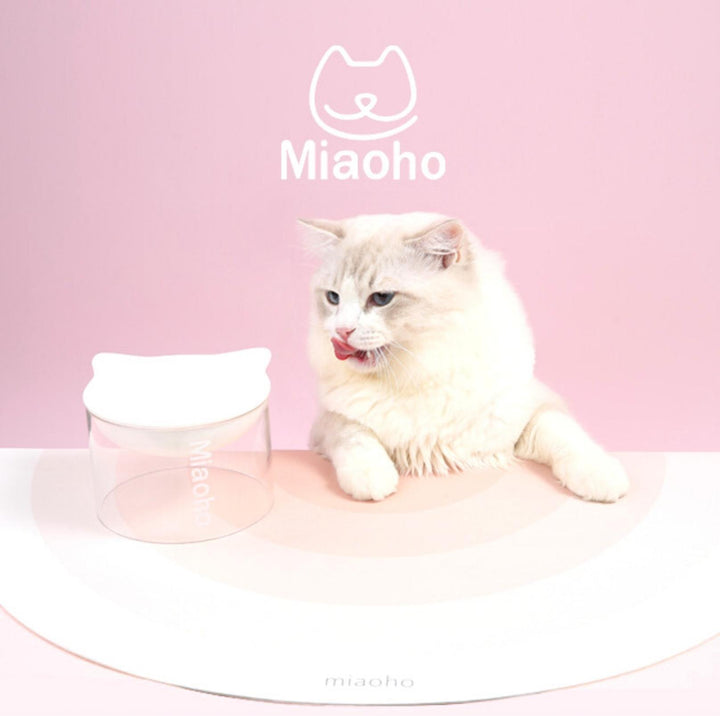 Miaoho Waterproof Semi-Circular Rainbow-Styled Pet Food Mat