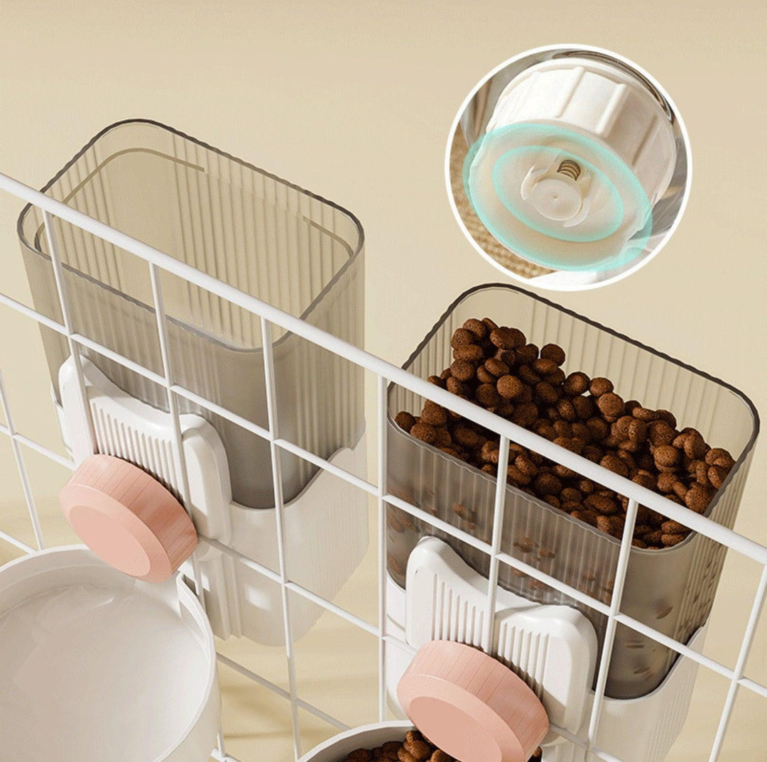 Modern Stylish Pet Hang &amp; Sip Water and Food Feeder