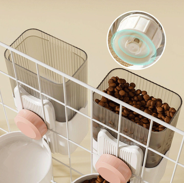 Modern Stylish Pet Hang &amp; Sip Water and Food Feeder
