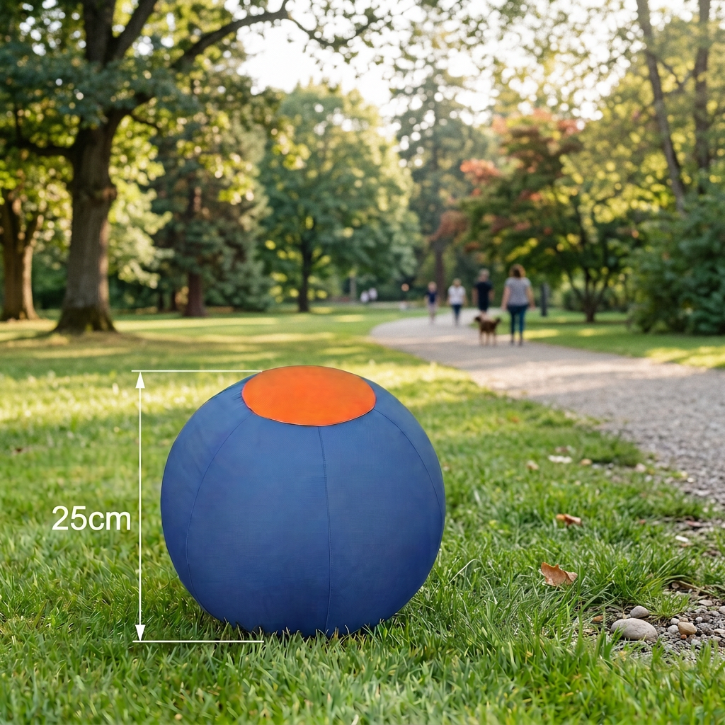 Inflatable Bite Resistant Herding Ball for Dogs – Durable Interactive Push &amp; Chase Toy