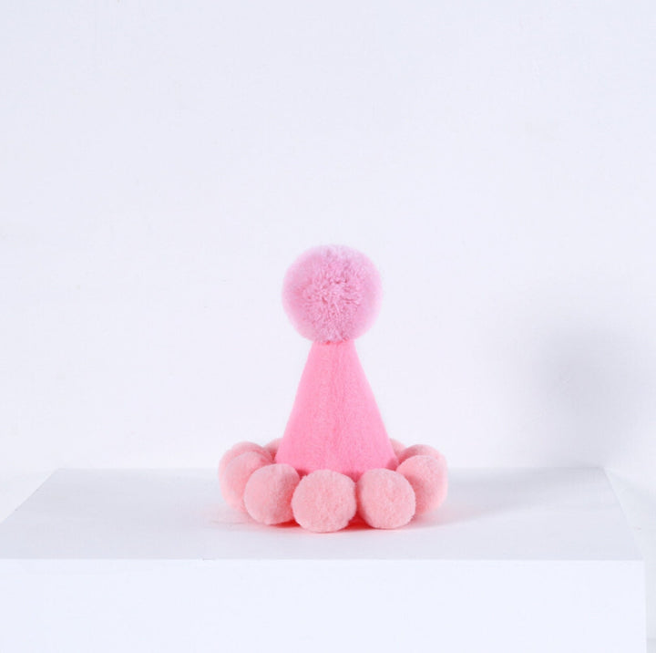Pet Pom-pom and Tassel Party Birthday Hat Accessories