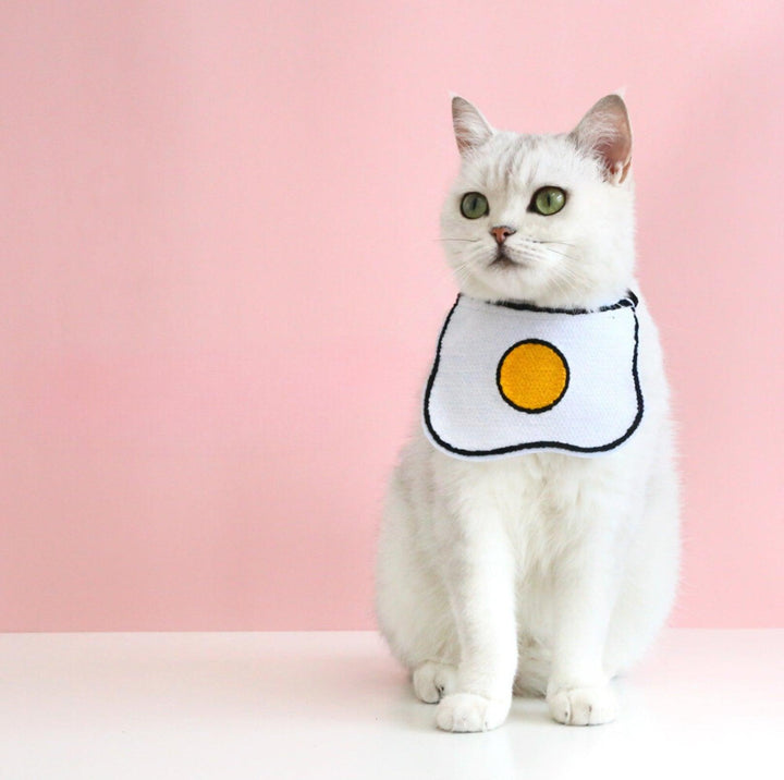 Plush Cartoon Design Pet Bib for Cats &amp; Small Dogs