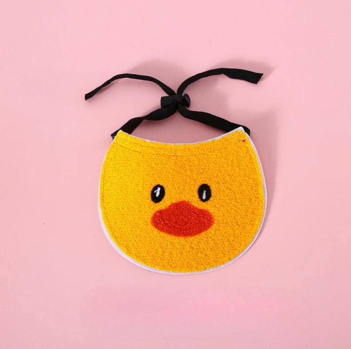 Plush Cartoon Design Pet Bib for Cats &amp; Small Dogs