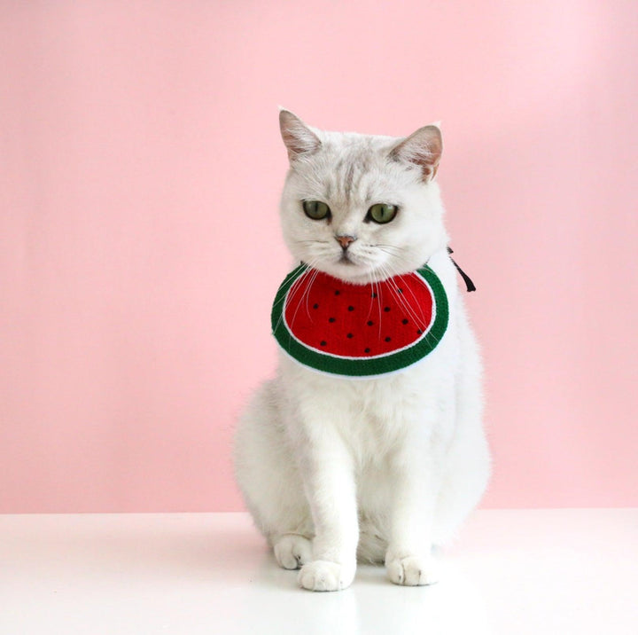 Plush Cartoon Design Pet Bib for Cats &amp; Small Dogs