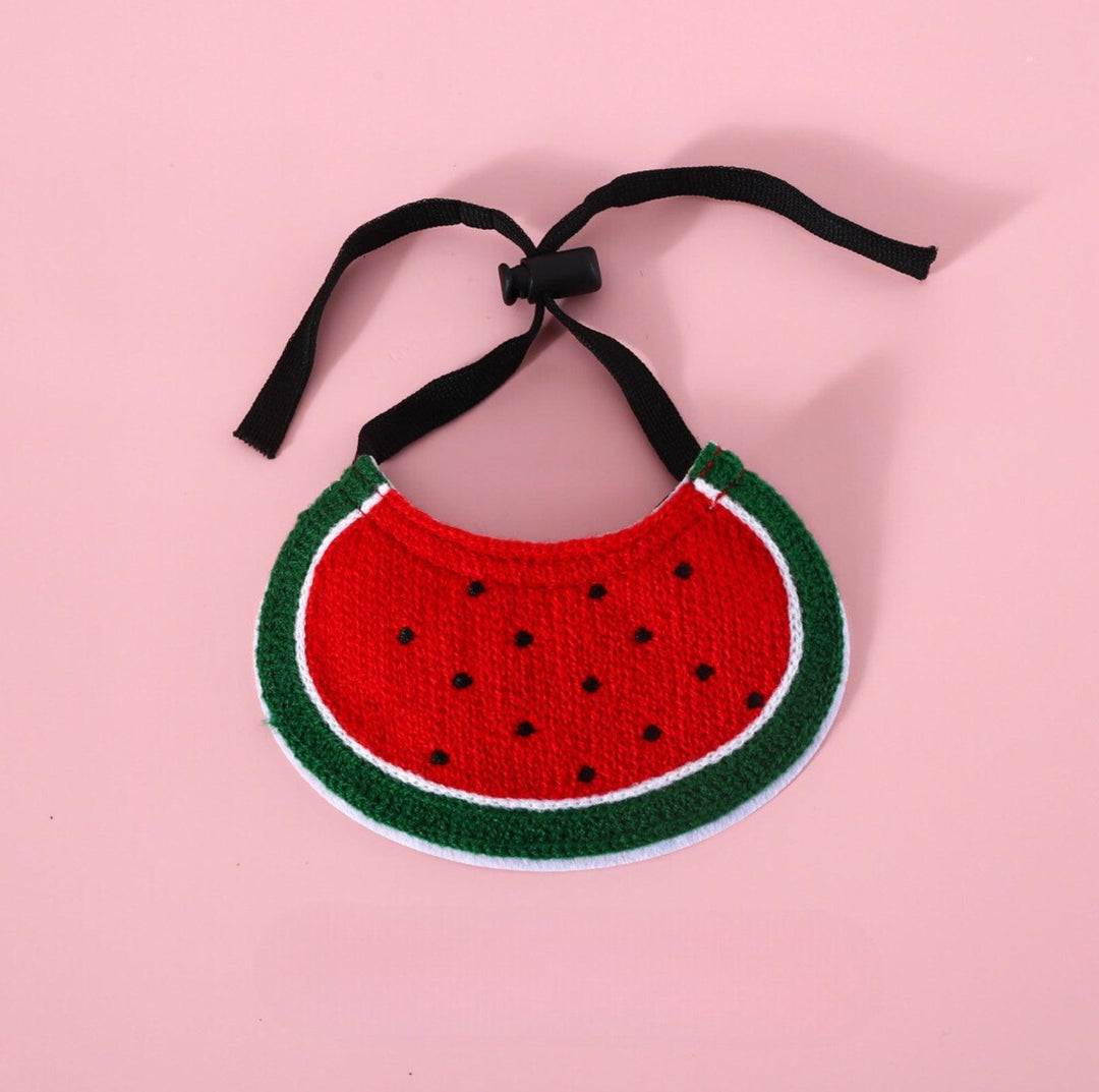 Plush Cartoon Design Pet Bib for Cats &amp; Small Dogs