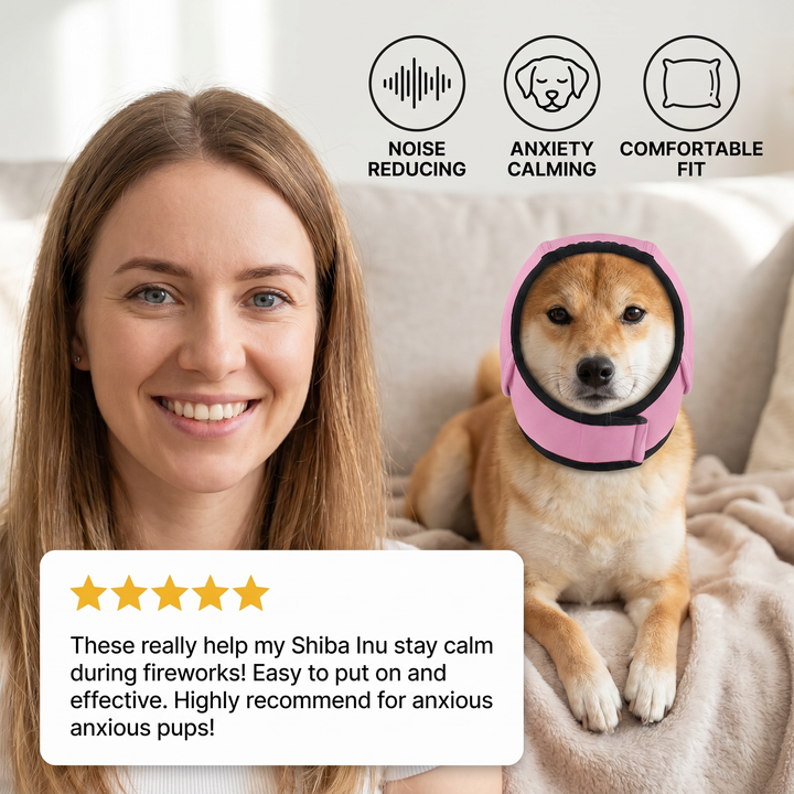 Protection Dog Ear Muffs Noise-Reducing &amp; Anxiety-Calming Ear Cover