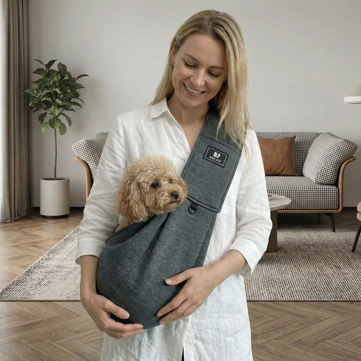 Portable Dog Shoulder Backpack – Breathable, Water-Resistant &amp; Secure