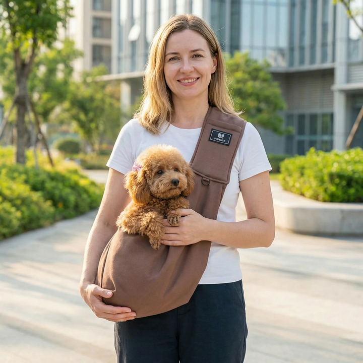 Portable Dog Shoulder Backpack – Breathable, Water-Resistant &amp; Secure