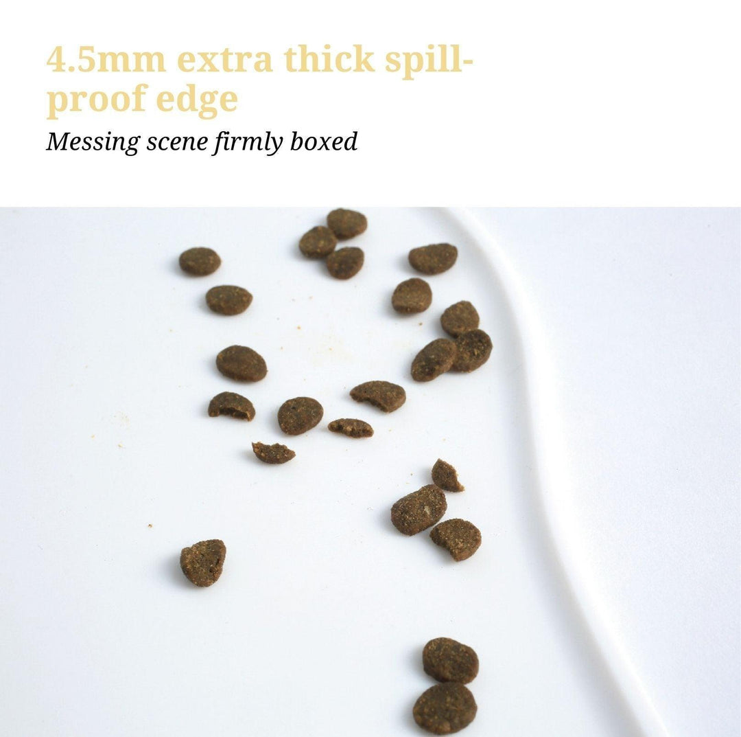 PurLab Fried Egg Silicone Spill Proof Pet Food Mat