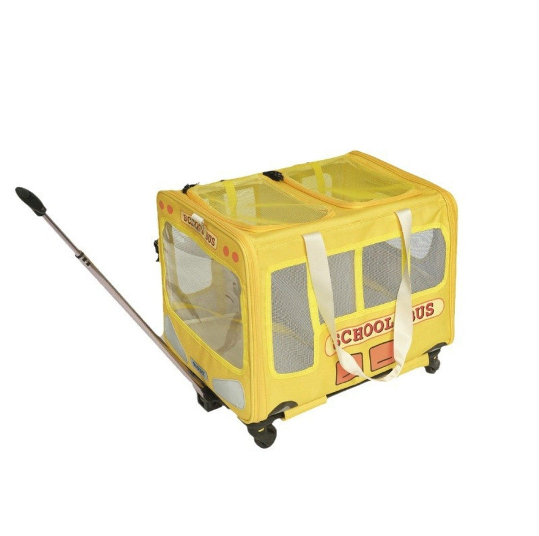 PurLab Multifunctional School Bus Pet Travel Carrier Cat Carrier