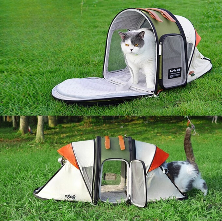 Purrpy Multifunctional Pet Backpack &amp; Tent Car Carrier