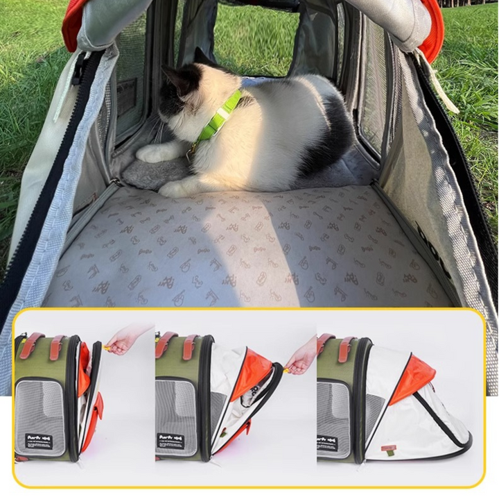 Purrpy Multifunctional Pet Backpack &amp; Tent Car Carrier