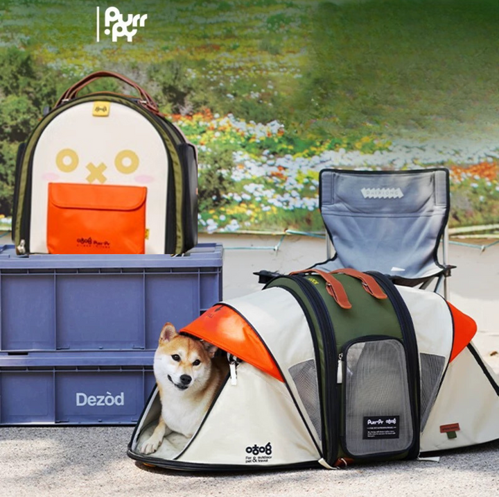 Purrpy Multifunctional Pet Backpack &amp; Tent Car Carrier