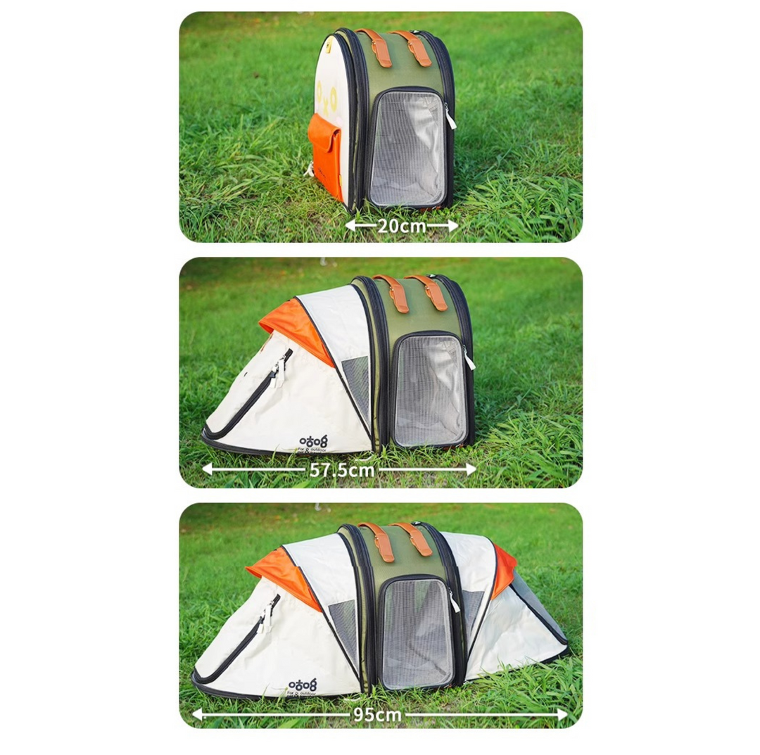 Purrpy Multifunctional Pet Backpack &amp; Tent Car Carrier