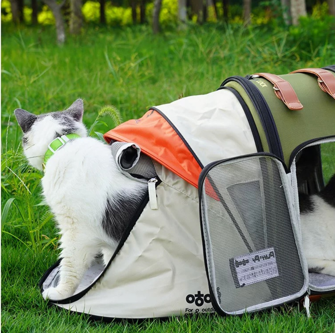 Purrpy Multifunctional Pet Backpack &amp; Tent Car Carrier