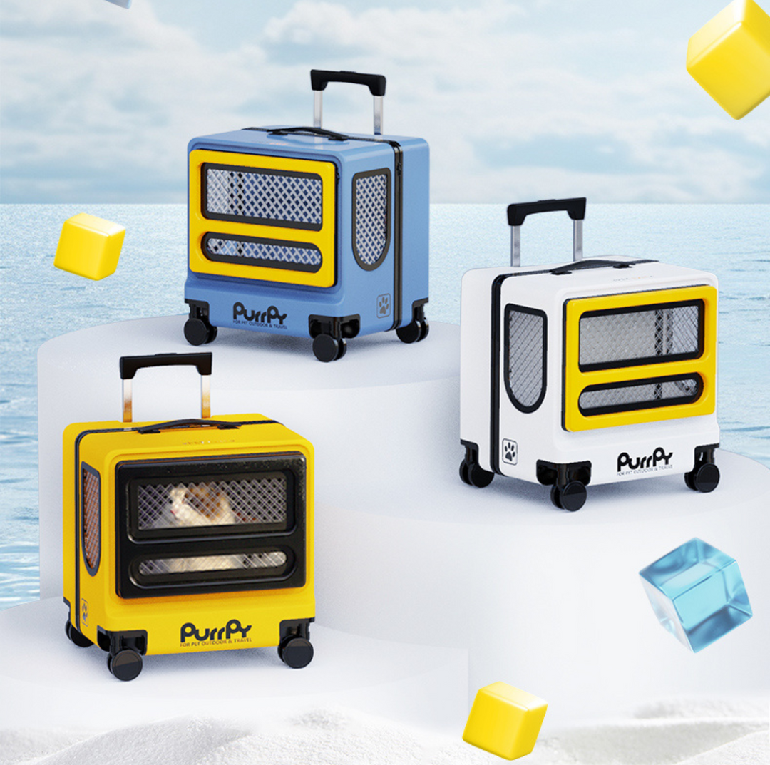 Purrpy "Sugar Cube" Luggage Pet Carrier Cat Carrier