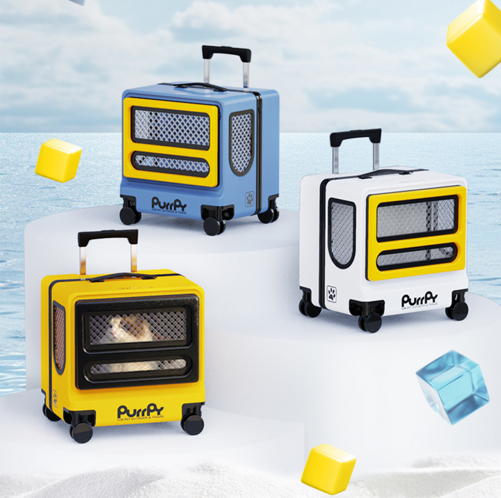Purrpy "Sugar Cube" Luggage Pet Carrier Cat Carrier