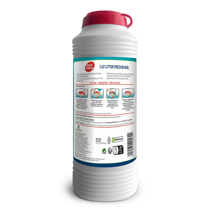 SIMPLE SOLUTION Cat Litter Freshener with Enzymatic Cleaning Granules