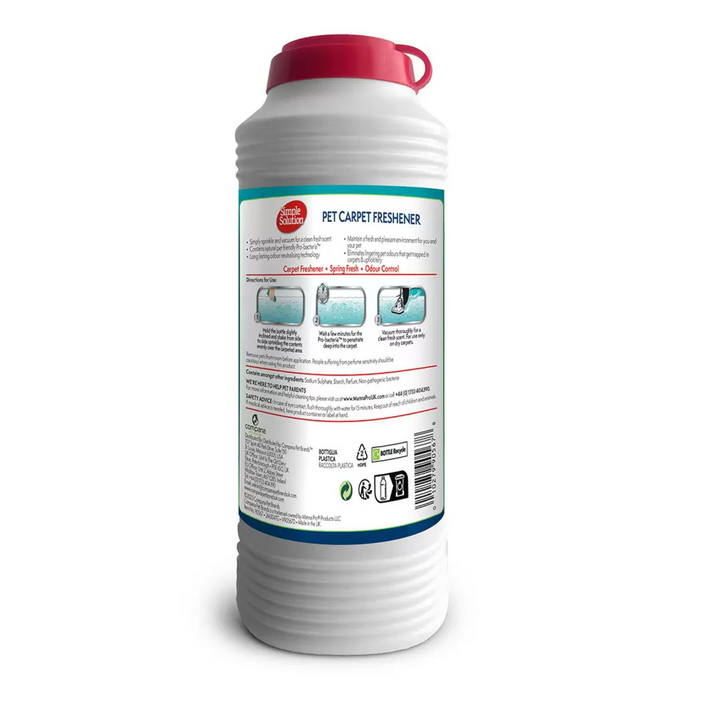 SIMPLE SOLUTION Pet Carpet Freshener Powder
