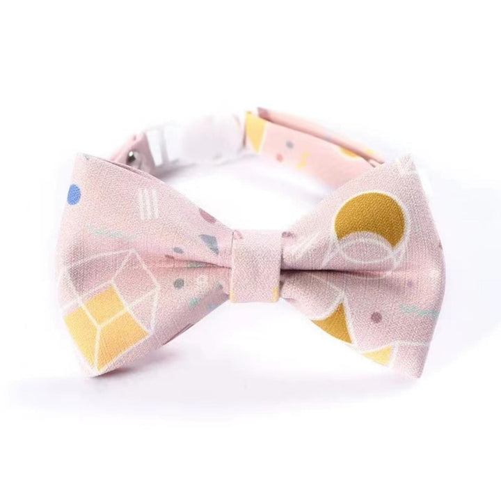Tie and Bow Style Adjustable Pet Collar
