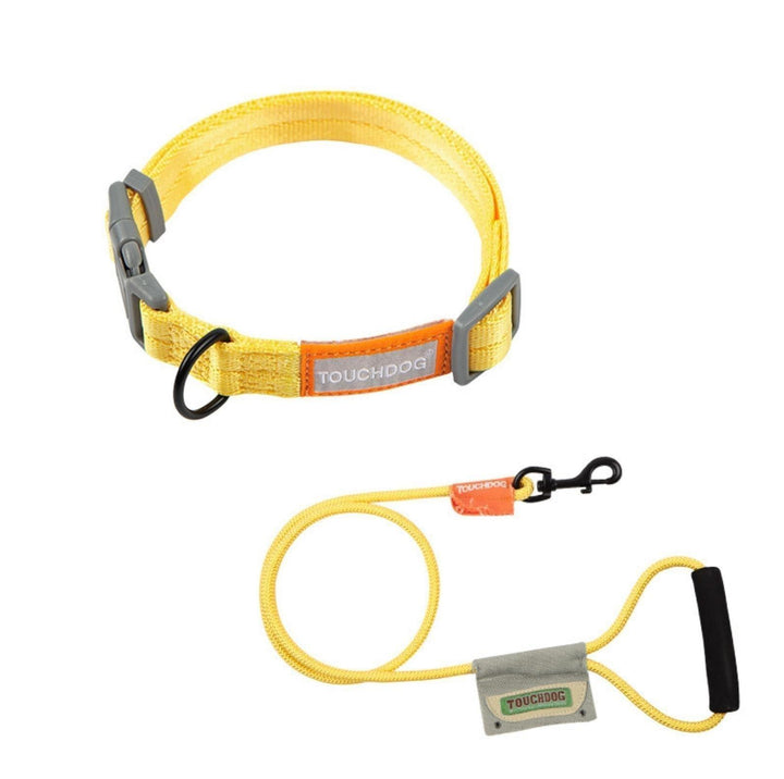 Touchdog Macaroon Colour Scheme Pet Leash Set (Leash + Collar)