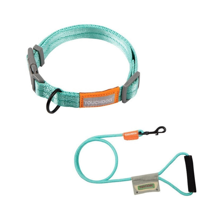Touchdog Macaroon Colour Scheme Pet Leash Set (Leash + Collar)
