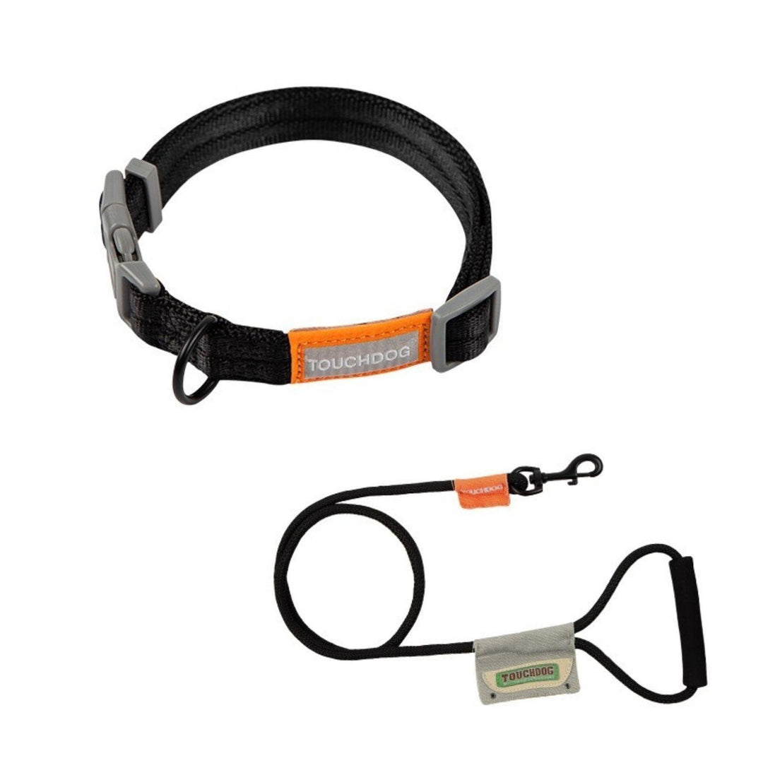 Touchdog Macaroon Colour Scheme Pet Leash Set (Leash + Collar)