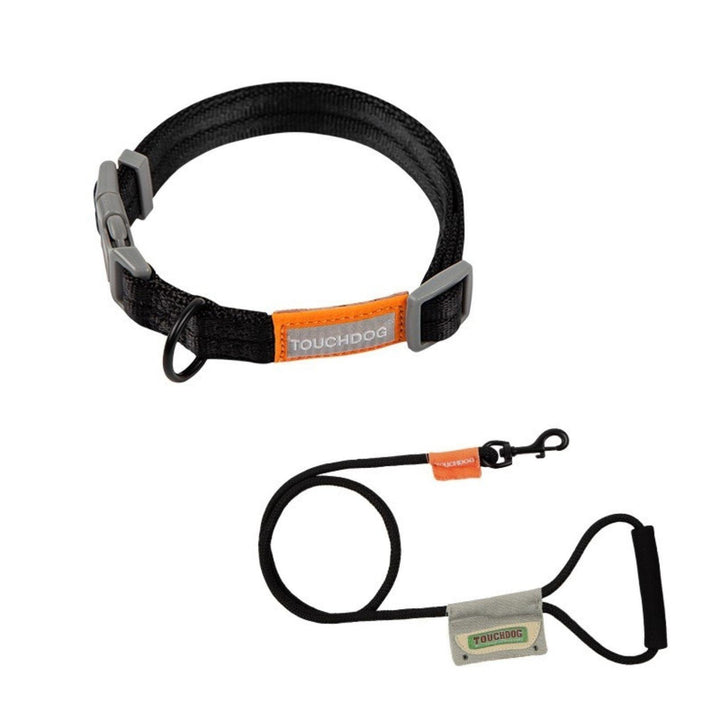 Touchdog Macaroon Colour Scheme Pet Leash Set (Leash + Collar)