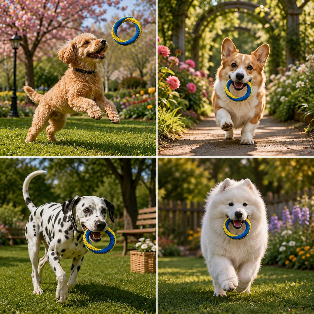 Durable Woven Ring Tug &amp; Chew Toy for Dogs