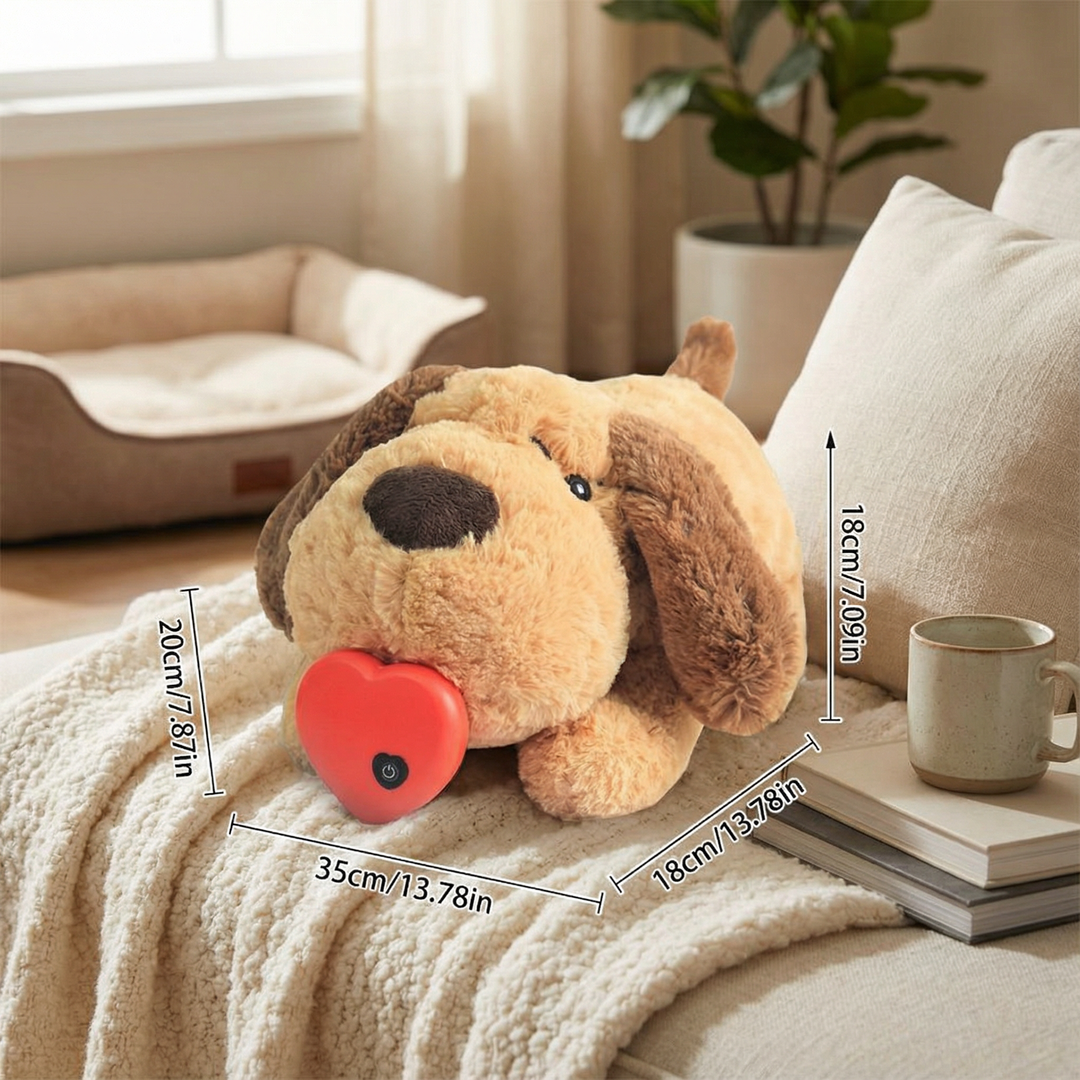 Calming Heartbeat Comfort Plush for Pets – Anxiety &amp; Stress Relief